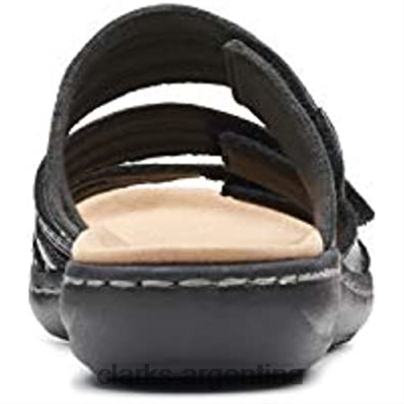 Clarks mujer 2FZPZ2008 Sandalia plana clarks mujer laurieann mara combi piel sintética negra combi sintetico cuero negro