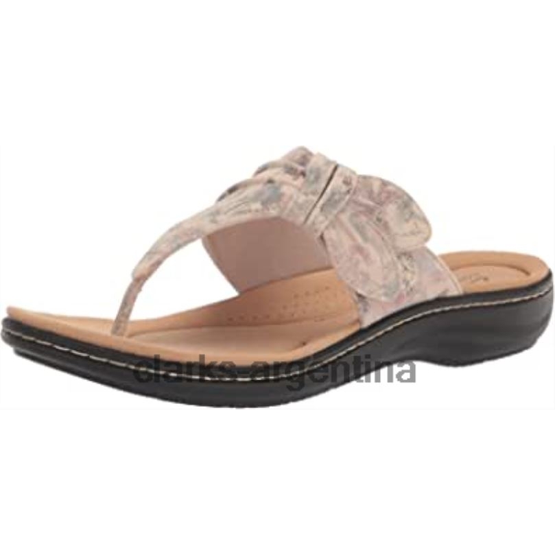 Clarks mujer 2FZPZ2134 sandalia plana laurieann rae mujer arena clarks