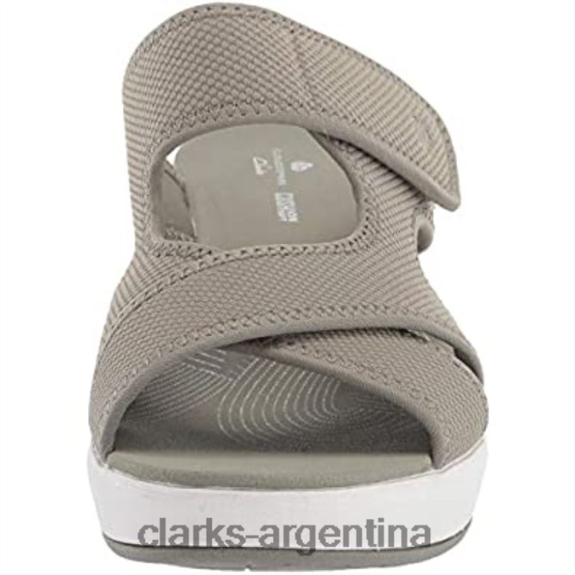 Clarks mujer 2FZPZ2369 Sandalias Clarks Dusty Olive Textile Step Cali Reef para mujer