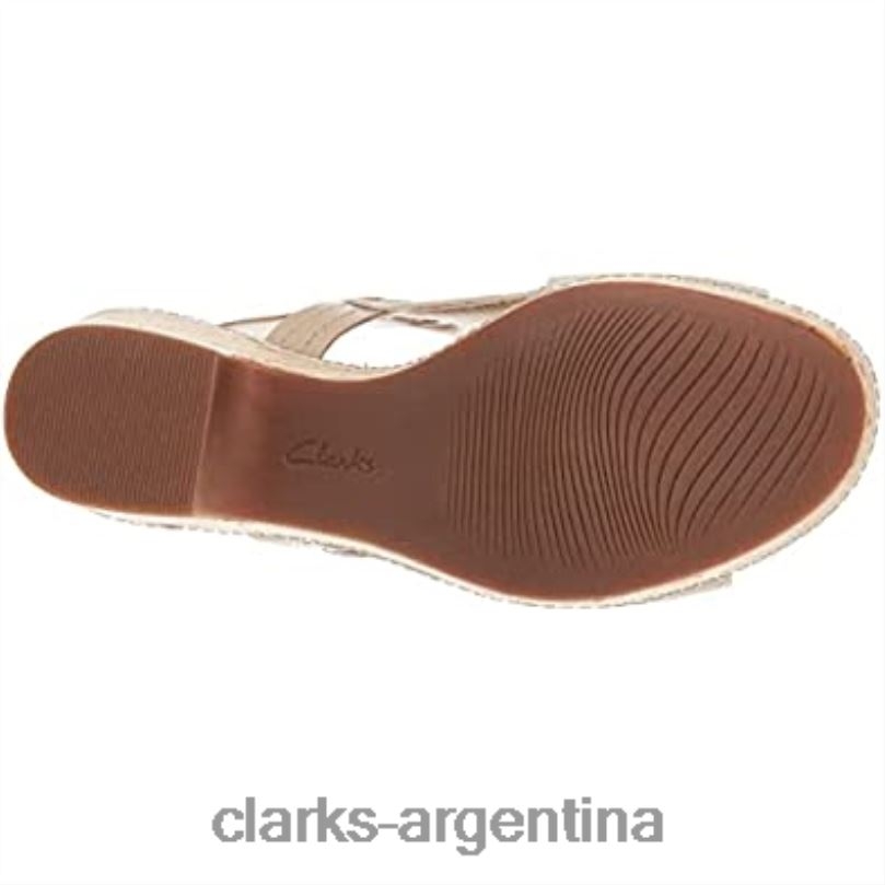 Clarks mujer 2FZPZ2554 Clarks giselle sea sandalia mujer ante arena gamuza arena