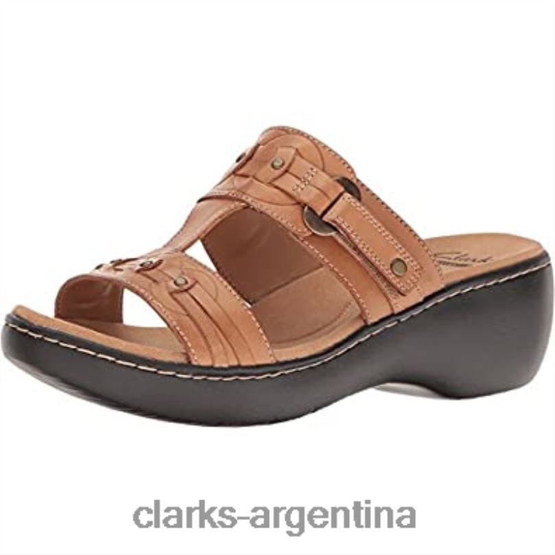 Clarks mujer 2FZPZ2878 sandalia delana macrae mujer piel beige clarks cuero beige