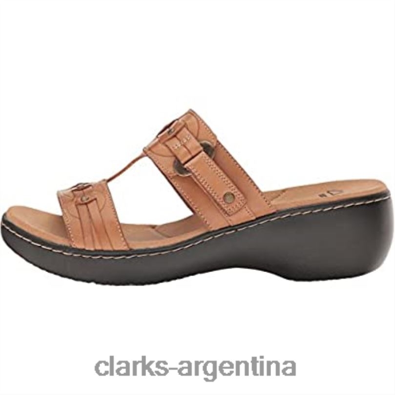 Clarks mujer 2FZPZ2878 sandalia delana macrae mujer piel beige clarks cuero beige
