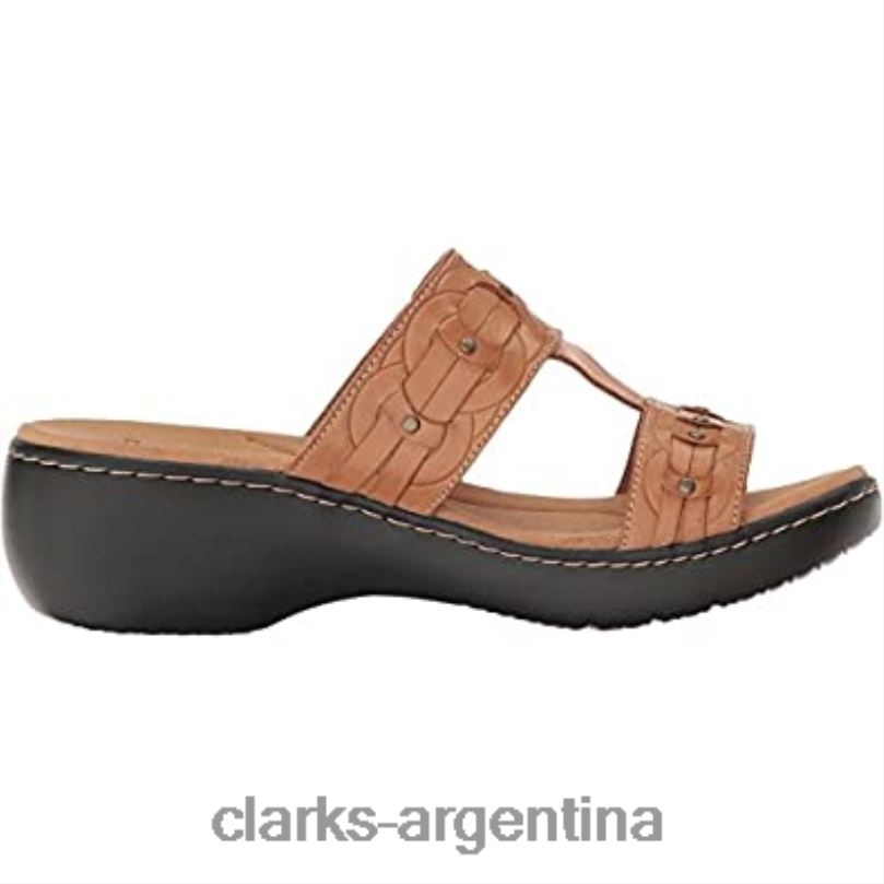 Clarks mujer 2FZPZ2878 sandalia delana macrae mujer piel beige clarks cuero beige