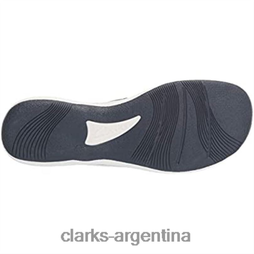 Clarks mujer 2FZPZ2887 sandalia brinkley Coast slide mujer clarks azul marino sintético azul marino sintético