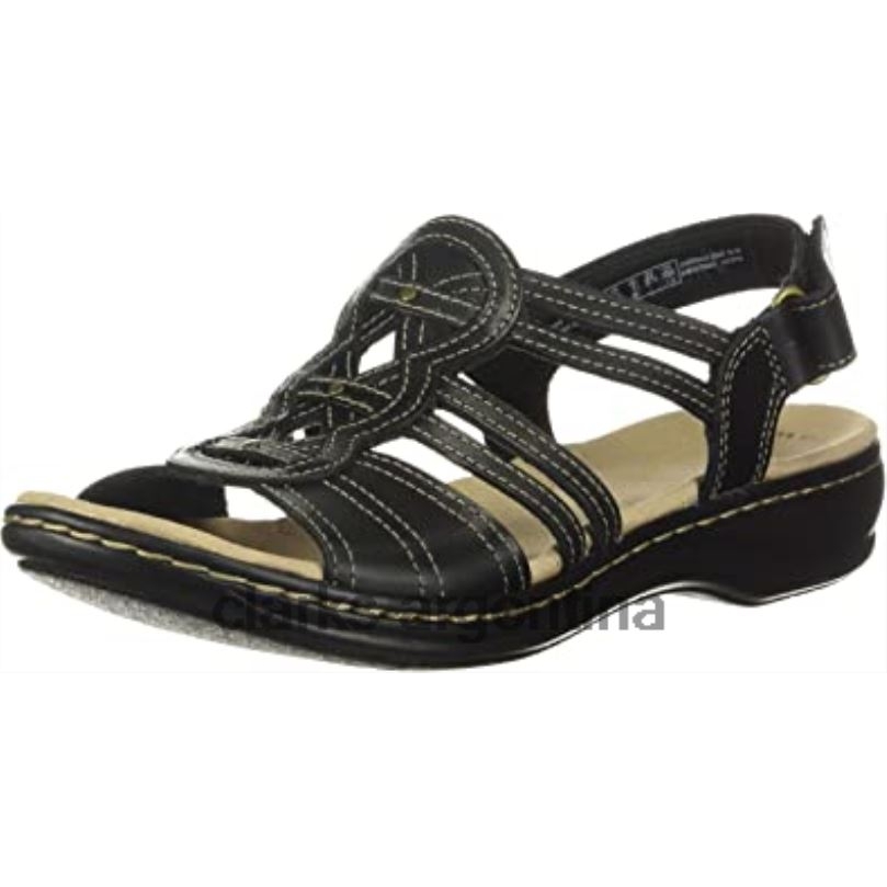Clarks mujer 2FZPZ2973 sandalia clarks leisa janna mujer piel negro cuero negro