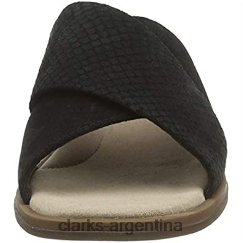 Clarks mujer 2FZPZ297 Sandalia clarks declan ivy negra para mujer nubuck negro nubuck negro