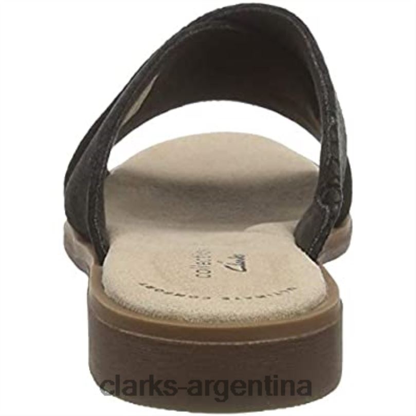 Clarks mujer 2FZPZ297 Sandalia clarks declan ivy negra para mujer nubuck negro nubuck negro