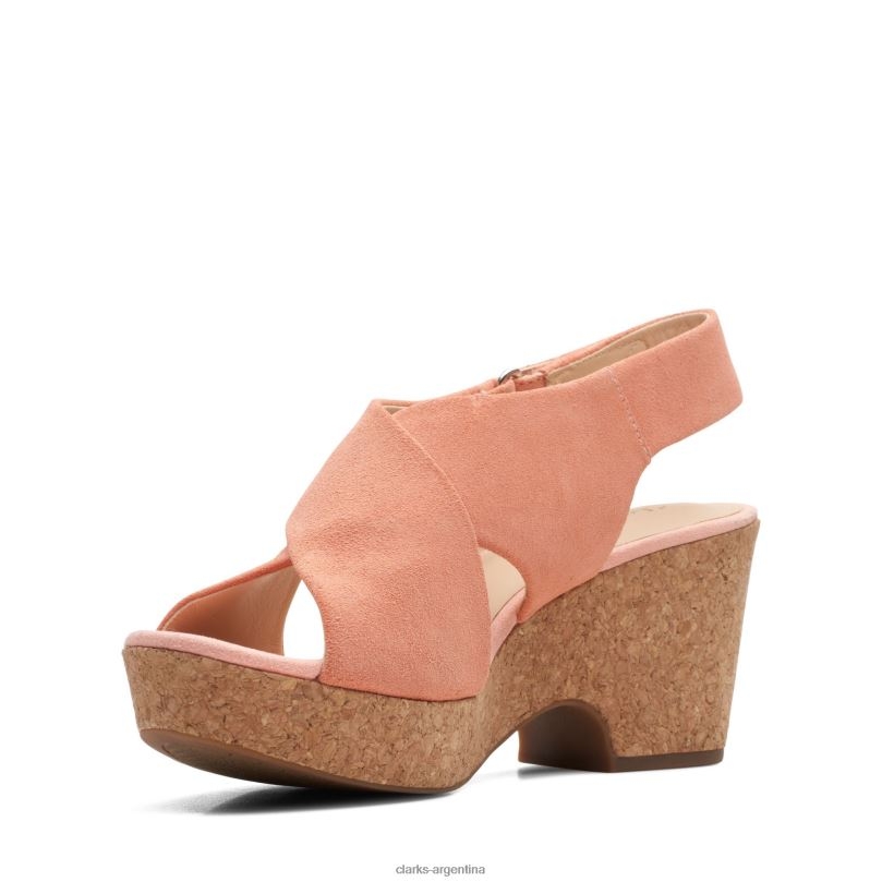 Clarks mujer 2FZPZ3200 clarks coral claro maritsa lara coral claro