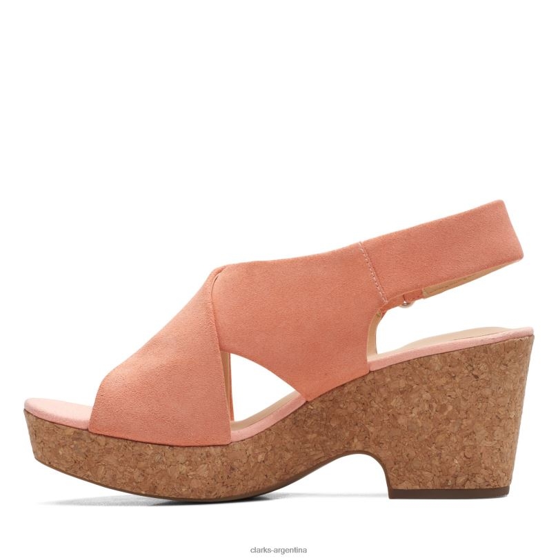 Clarks mujer 2FZPZ3200 clarks coral claro maritsa lara coral claro