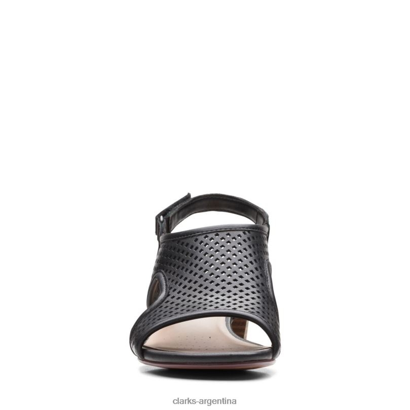 Clarks mujer 2FZPZ3219 clarks caroleigh star de cuero negro cuero negro