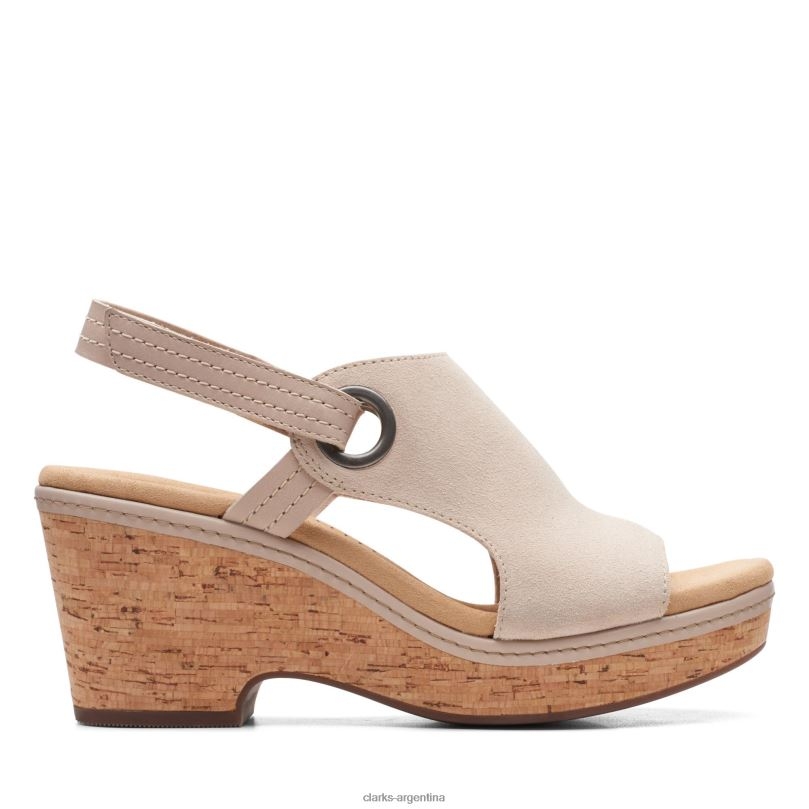 Clarks mujer 2FZPZ3277 giselle sea clarks ante arena gamuza arena