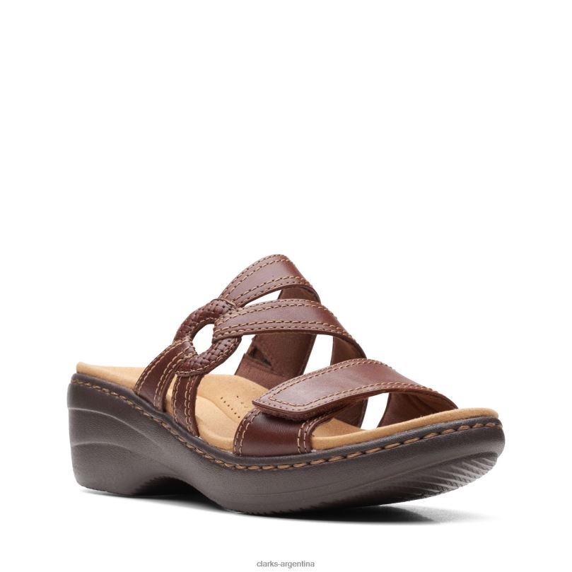 Clarks mujer 2FZPZ3280 bronceado oscuro lea clarks merliah coral lea bronceado oscuro