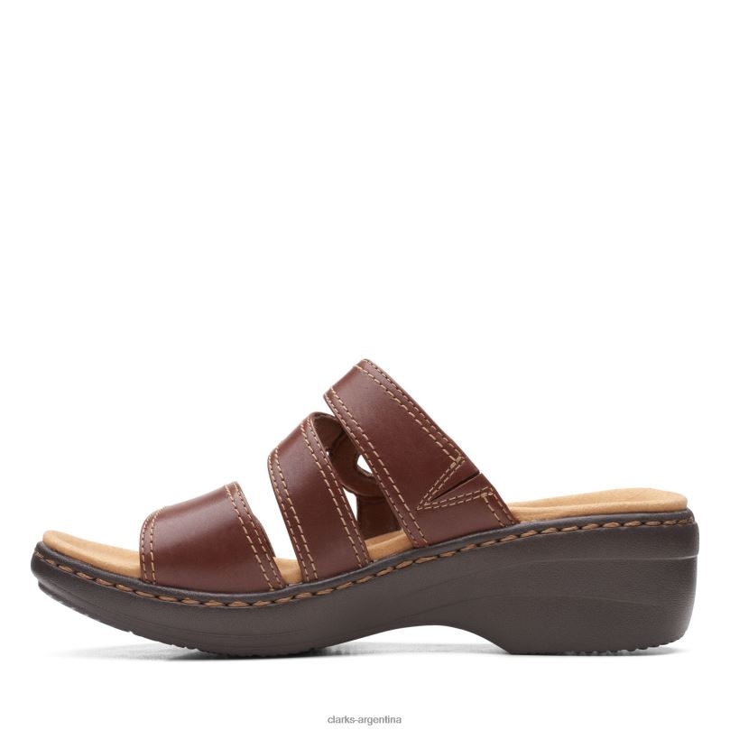 Clarks mujer 2FZPZ3280 bronceado oscuro lea clarks merliah coral lea bronceado oscuro