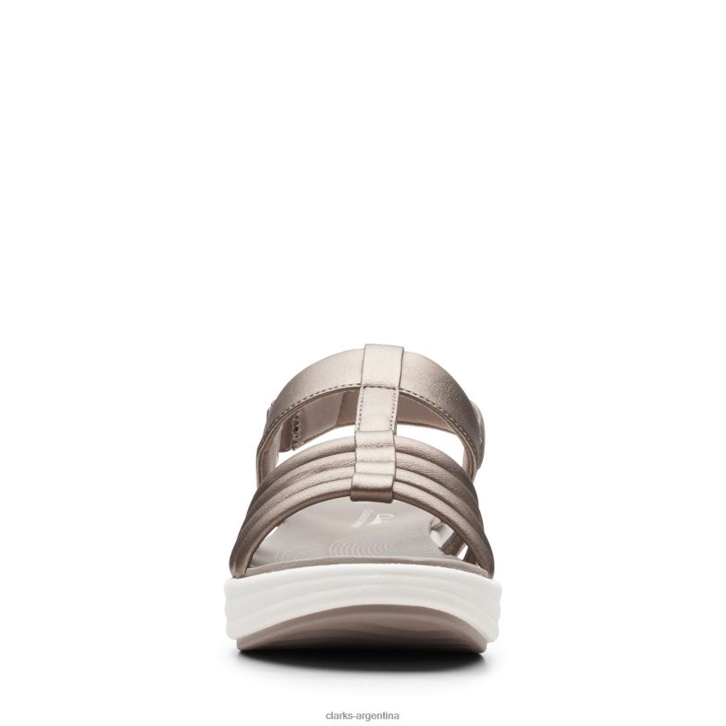 Clarks mujer 2FZPZ3315 Clarks metálicos derivan fácilmente. metálico