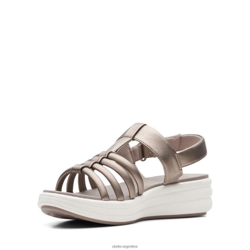Clarks mujer 2FZPZ3315 Clarks metálicos derivan fácilmente. metálico
