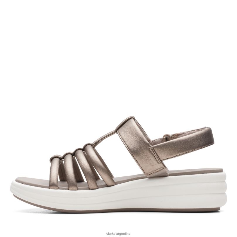 Clarks mujer 2FZPZ3315 Clarks metálicos derivan fácilmente. metálico