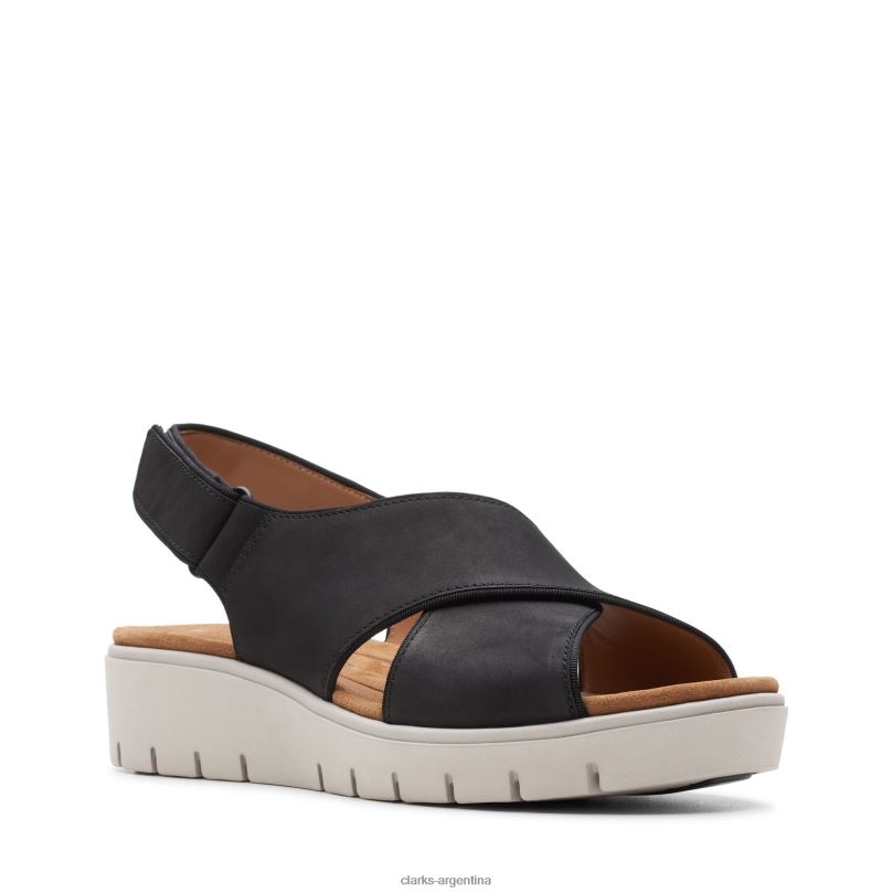 Clarks mujer 2FZPZ3365 un karely sun clarks nobuk negro nubuck negro