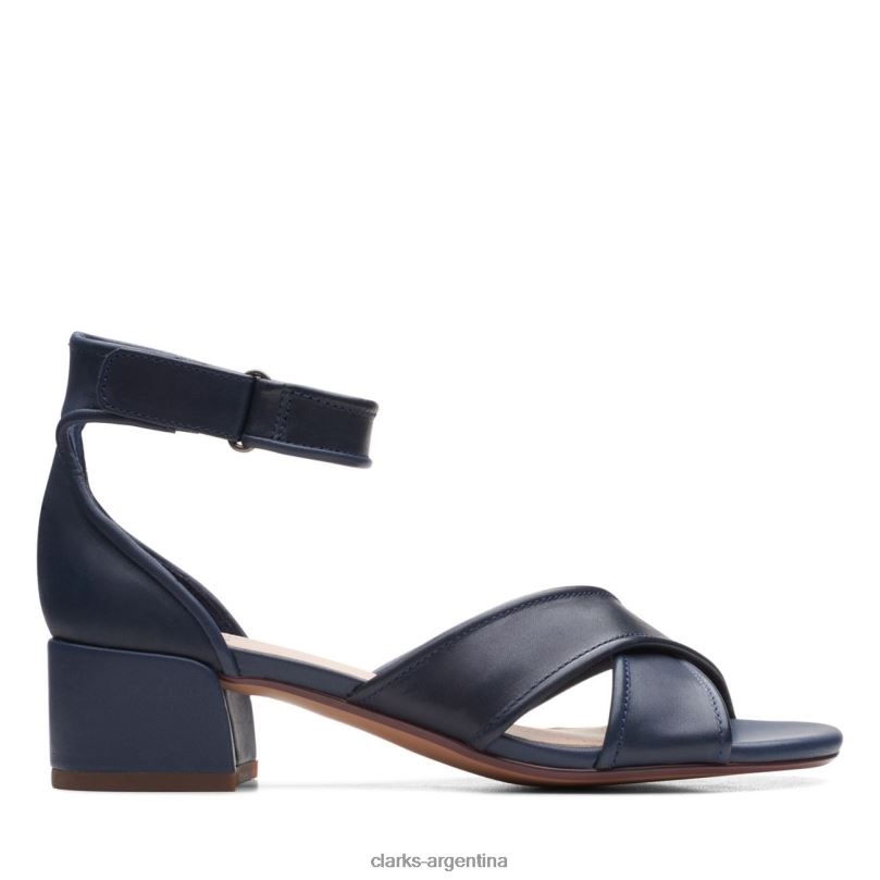 Clarks mujer 2FZPZ3402 clarks caroleigh rise cuero azul marino cuero azul marino