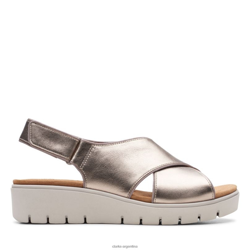 Clarks mujer 2FZPZ3413 un karely sun clarks dorado metalizado oro metalizado