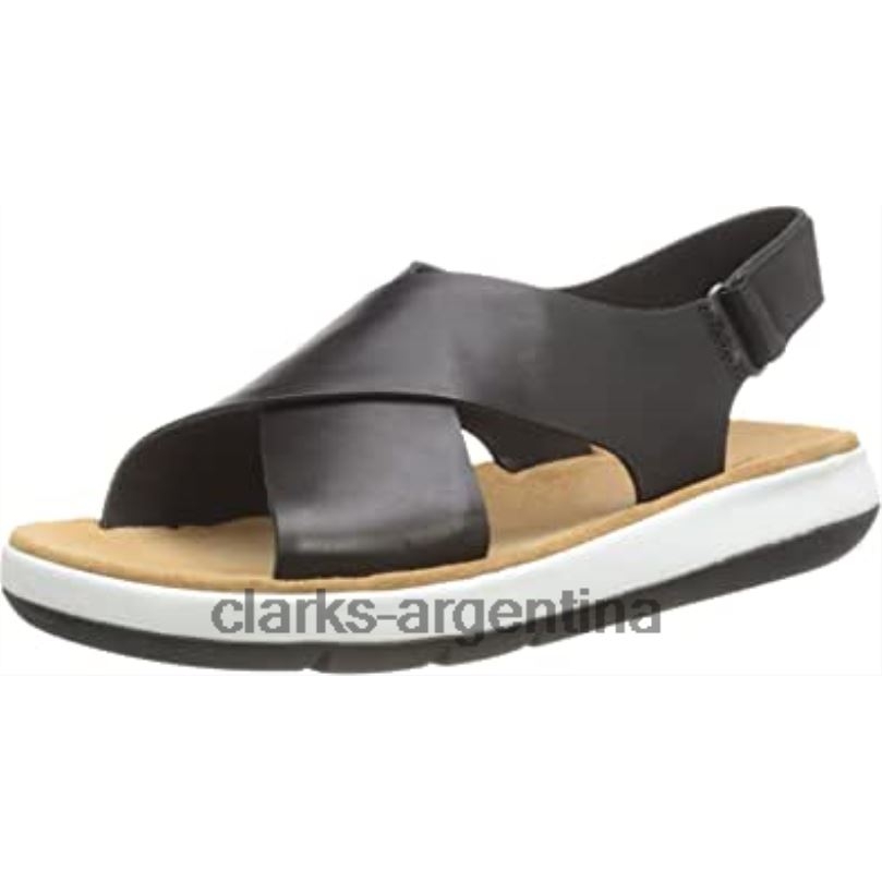 Clarks mujer 2FZPZ447 sandalia cruzada jemsa mujer clarks piel negro