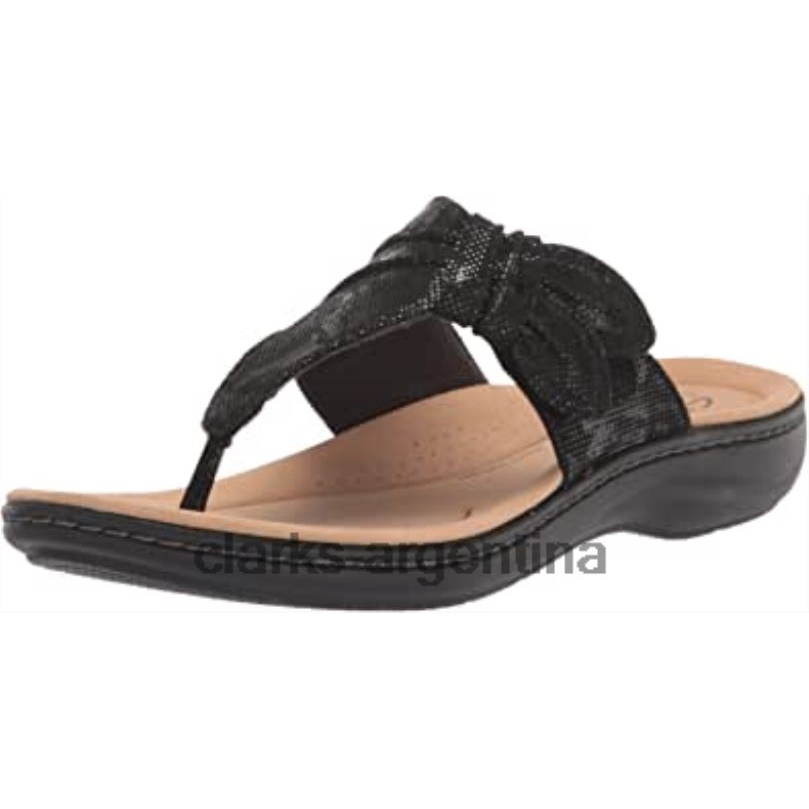 Clarks mujer 2FZPZ469 sandalia plana laurieann rae mujer clarks negro