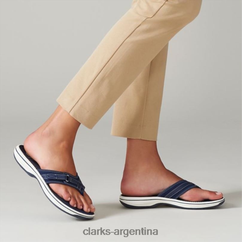 Clarks mujer 2FZPZ6288 azul marino sintético clarks Breeze Sea marino sintético azul marino sintético