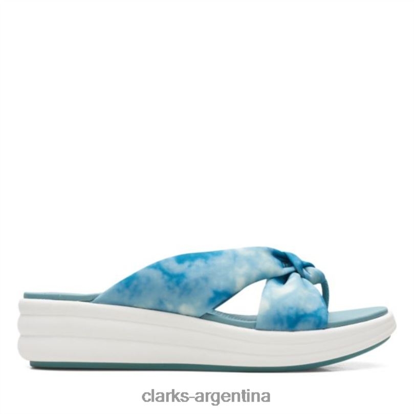 Clarks mujer 2FZPZ6529 Clarks Teal Combi Drift Ave Teal Combi combinación verde azulado