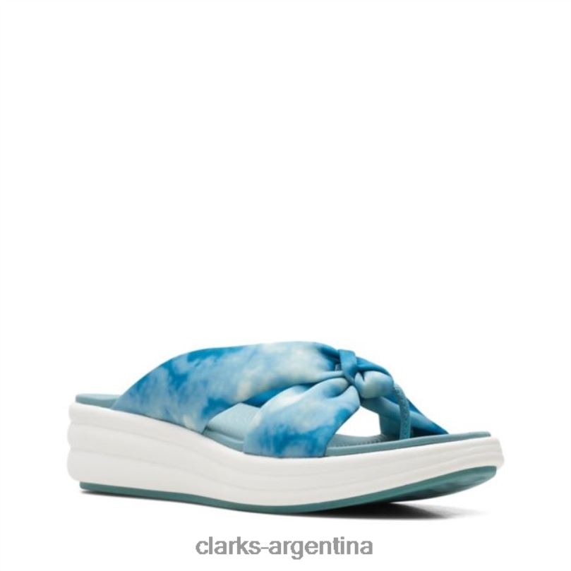 Clarks mujer 2FZPZ6529 Clarks Teal Combi Drift Ave Teal Combi combinación verde azulado