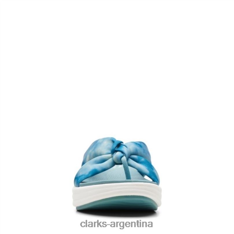 Clarks mujer 2FZPZ6529 Clarks Teal Combi Drift Ave Teal Combi combinación verde azulado
