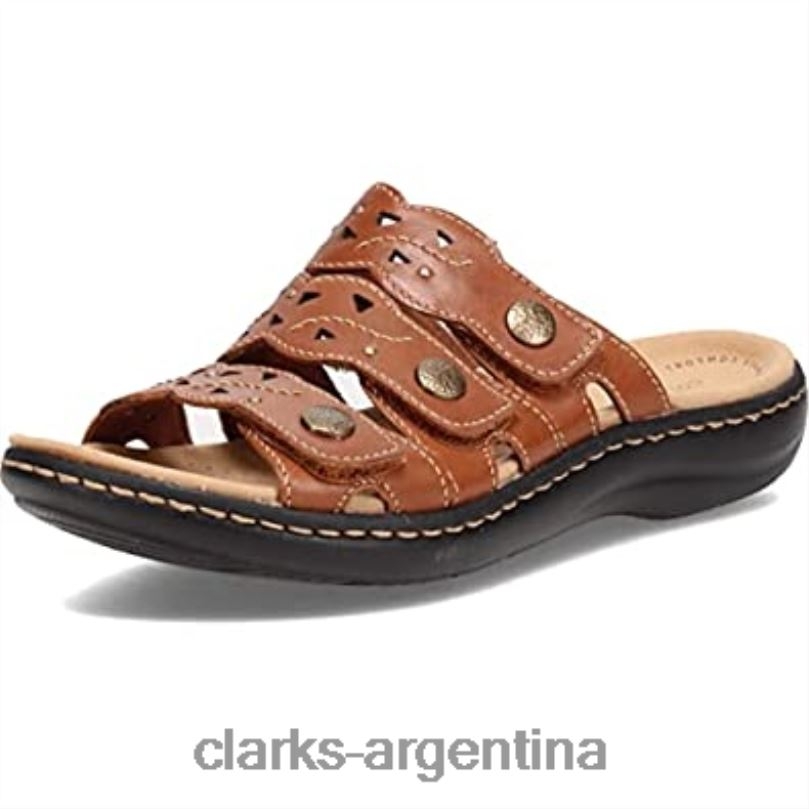 Clarks mujer 2FZPZ883 sandalia clarks laurieann jade mahoga ny para mujer caoba