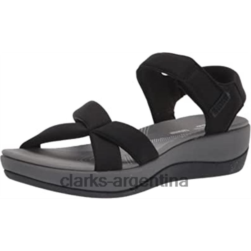 Clarks mujer 2FZPZ927 sandalia arla gracie mujer clarks negro textil textil negro