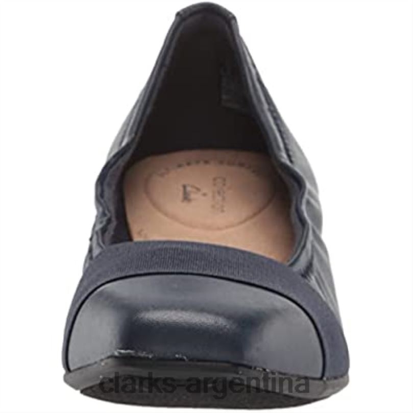 Clarks mujer 2FZPZ2755 Bailarinas clarks tilmont slip para mujer azul marino