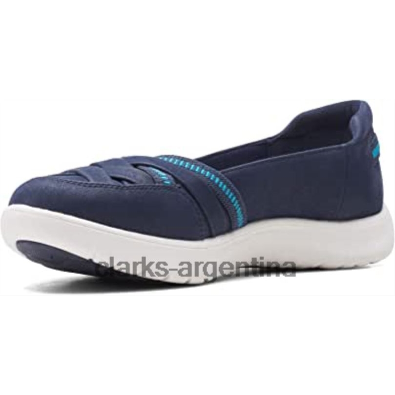 Clarks mujer 2FZPZ1021 zapatillas adella poppy para mujer clarks azul marino Armada