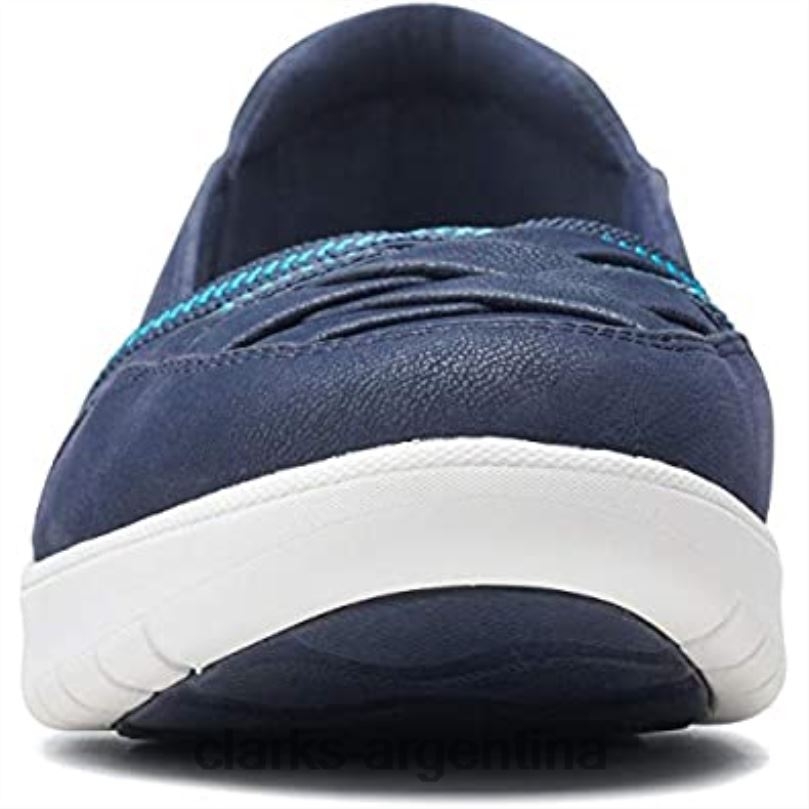 Clarks mujer 2FZPZ1021 zapatillas adella poppy para mujer clarks azul marino Armada