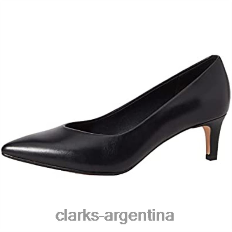 Clarks mujer 2FZPZ1031 zapatos de salón laina 55 court para mujer clarks negro negro