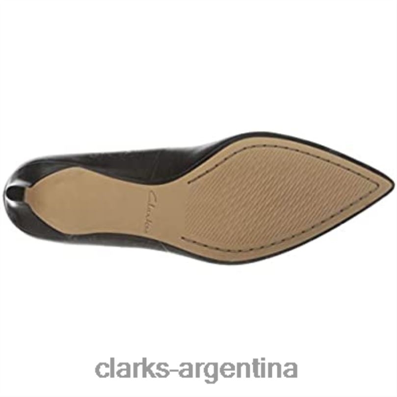 Clarks mujer 2FZPZ1031 zapatos de salón laina 55 court para mujer clarks negro negro