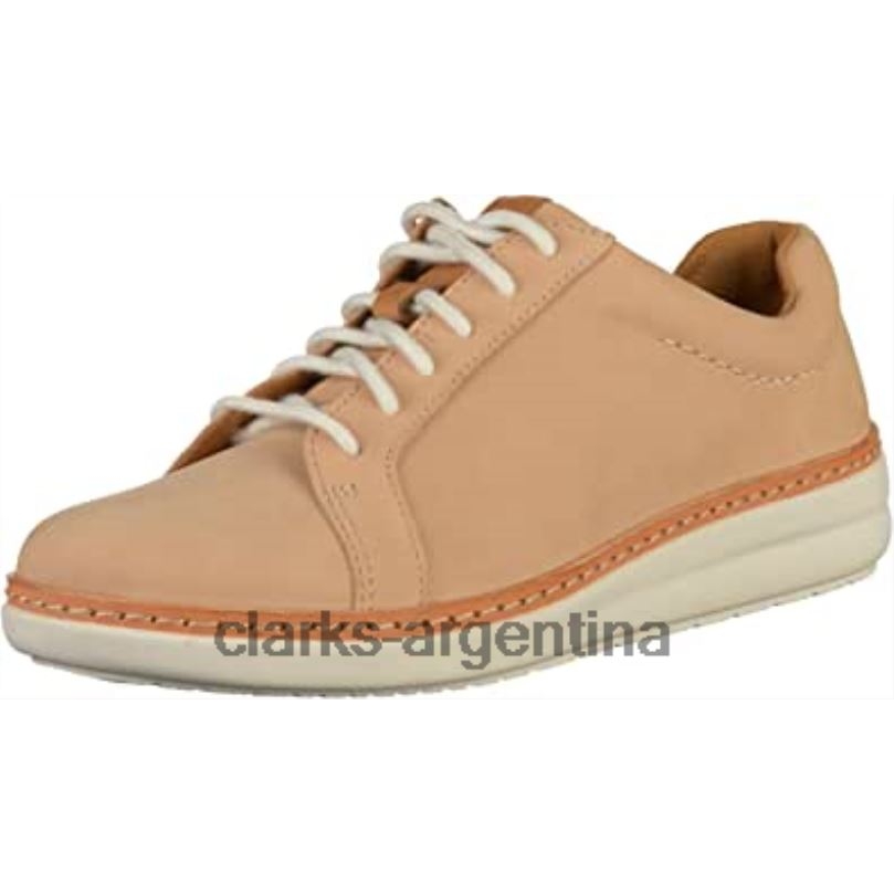 Clarks mujer 2FZPZ1072 Zapatillas bajas de clarks amberlee rosa de nobuk beige nude nubuck beige nude