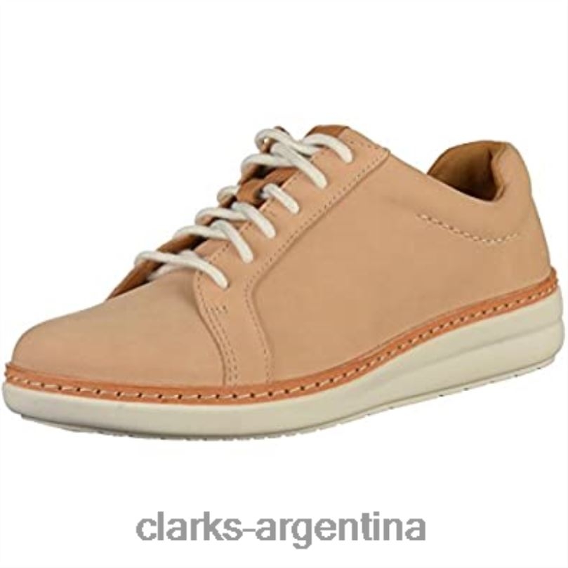 Clarks mujer 2FZPZ1072 Zapatillas bajas de clarks amberlee rosa de nobuk beige nude nubuck beige nude