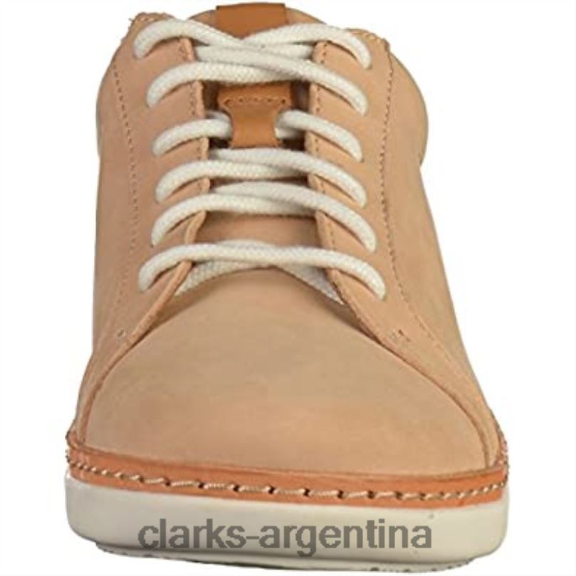 Clarks mujer 2FZPZ1072 Zapatillas bajas de clarks amberlee rosa de nobuk beige nude nubuck beige nude