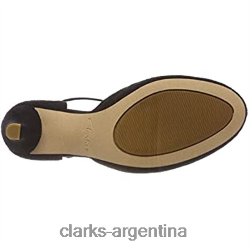Clarks mujer 2FZPZ1152 Zapatos de salón Clarks Dalia Tulip con barra en T para mujer