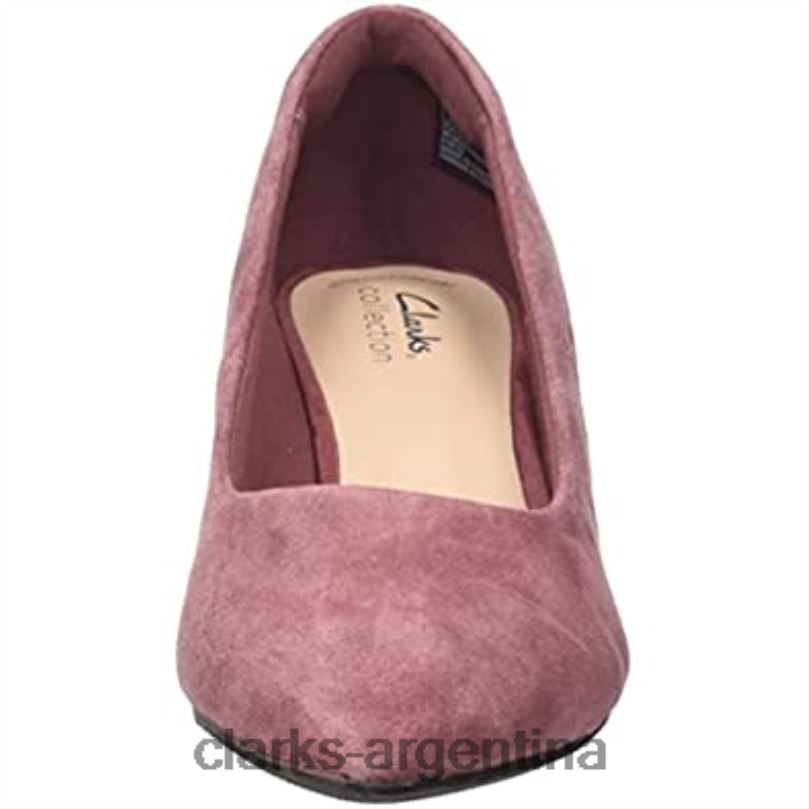 Clarks mujer 2FZPZ1263 zapatos de tacón teresa para mujer clarks dark rose sde