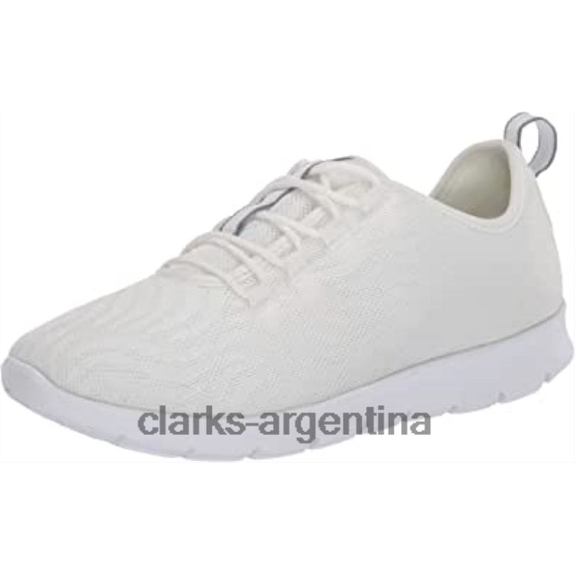 Clarks mujer 2FZPZ1344 Zapatilla clarks step allena go de malla blanca para mujer malla blanca