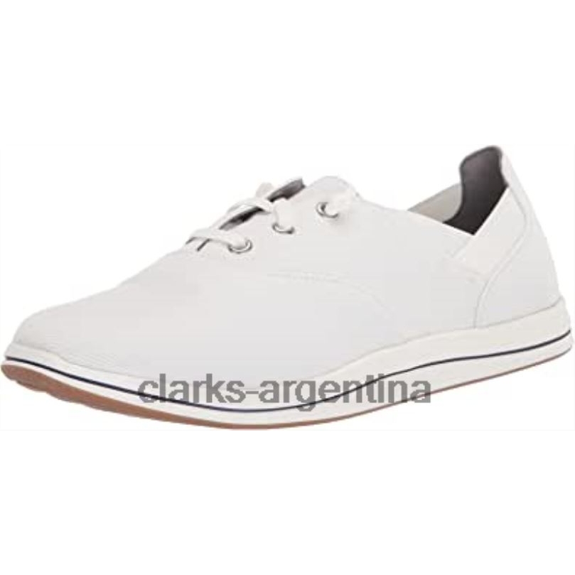 Clarks mujer 2FZPZ1645 Zapatilla Breeze Ave Mujer Clarks Lona Blanca