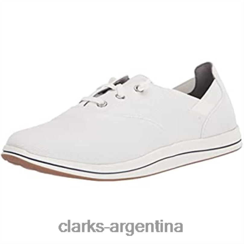 Clarks mujer 2FZPZ1645 Zapatilla Breeze Ave Mujer Clarks Lona Blanca