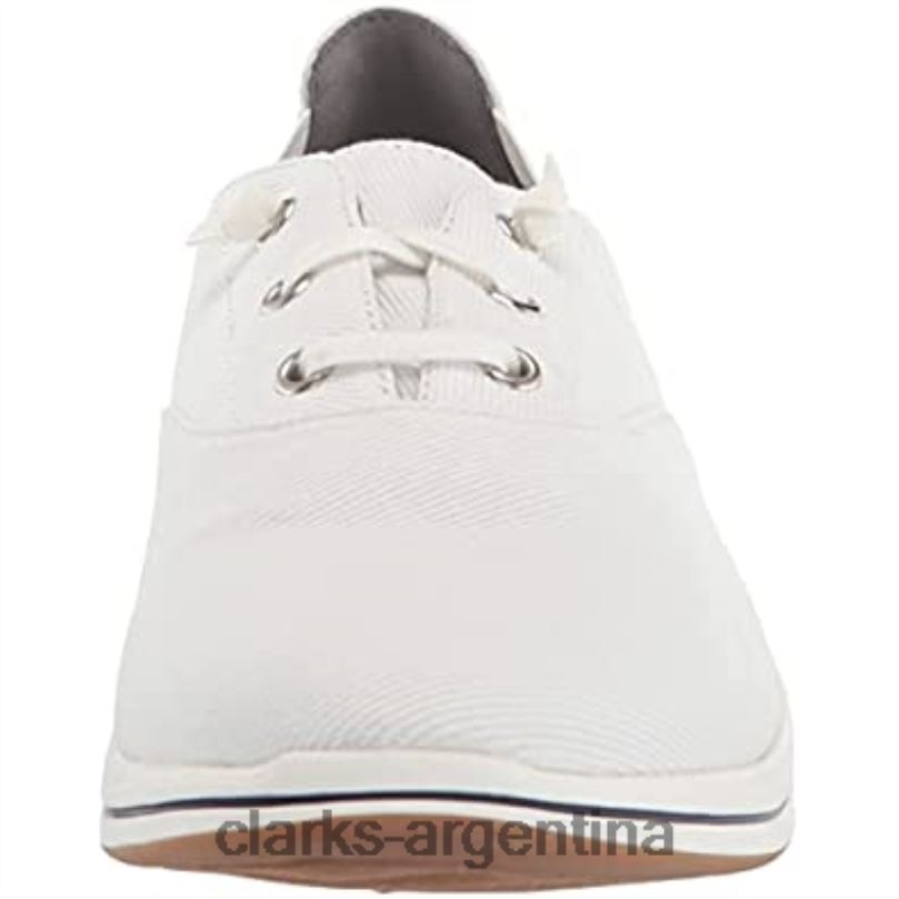 Clarks mujer 2FZPZ1646 Zapatilla Mujer Breeze Ave Lona Blanca Clarks