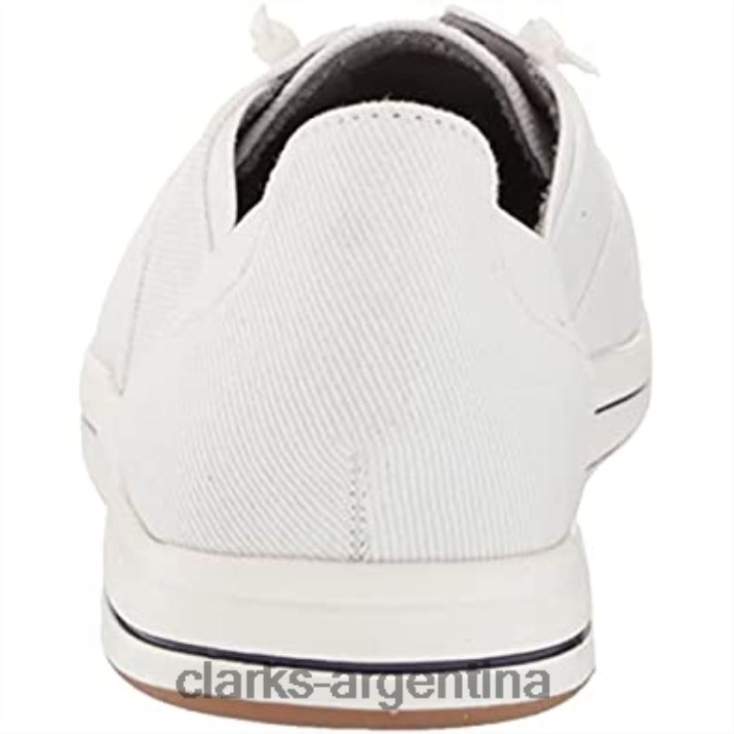 Clarks mujer 2FZPZ1646 Zapatilla Mujer Breeze Ave Lona Blanca Clarks