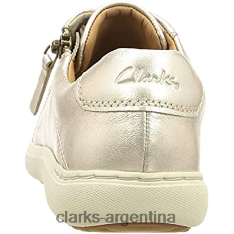 Clarks mujer 2FZPZ1837 zapatilla de encaje nalle para mujer clarks platinum
