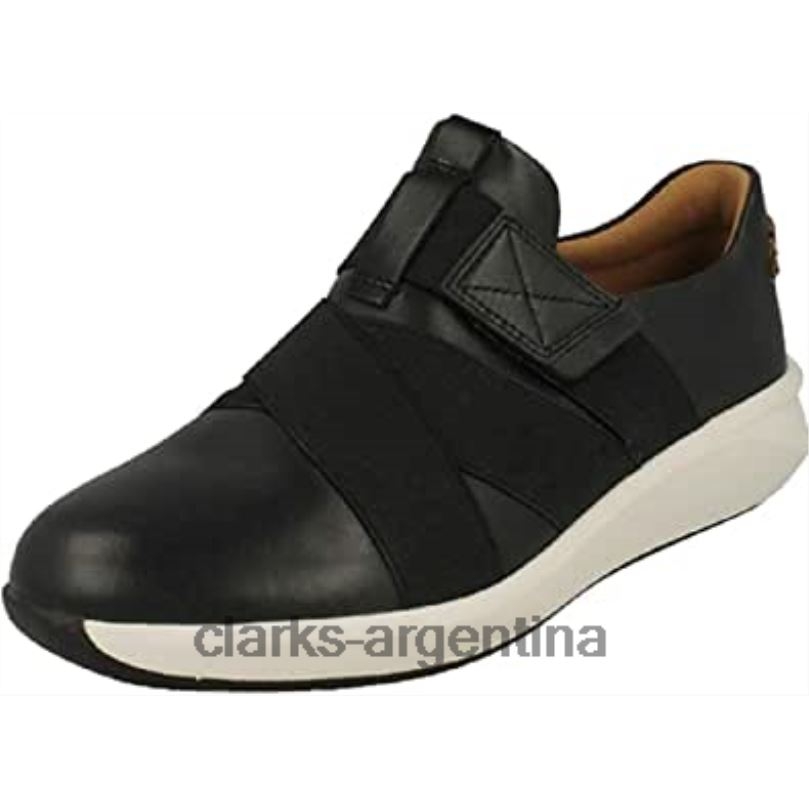 Clarks mujer 2FZPZ220 Zapatillas bajas de mujer un rio de piel negra clarks cuero negro