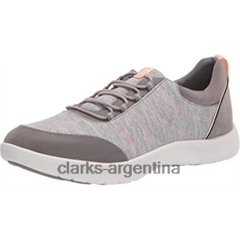 Clarks mujer 2FZPZ2302 zapatilla adella holly mujer gris clarks gris