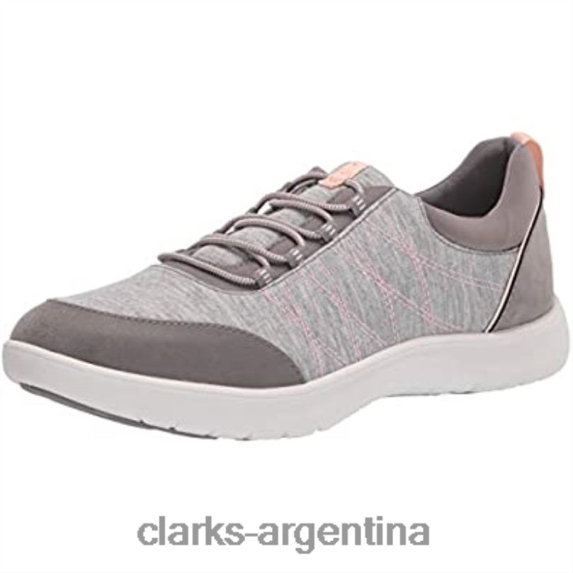Clarks mujer 2FZPZ2302 zapatilla adella holly mujer gris clarks gris